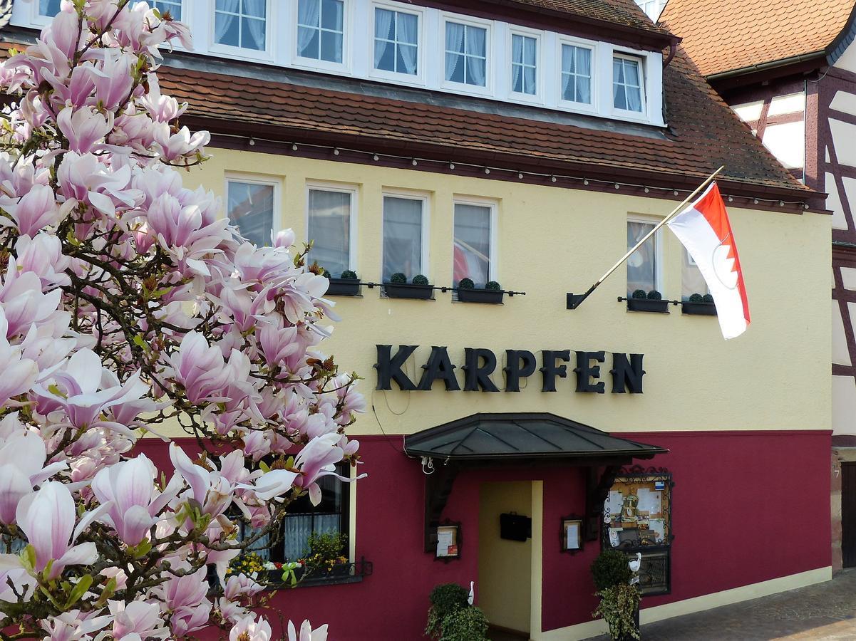 Hotel & Restaurant Zum Karpfen Obernburg am Main Buitenkant foto