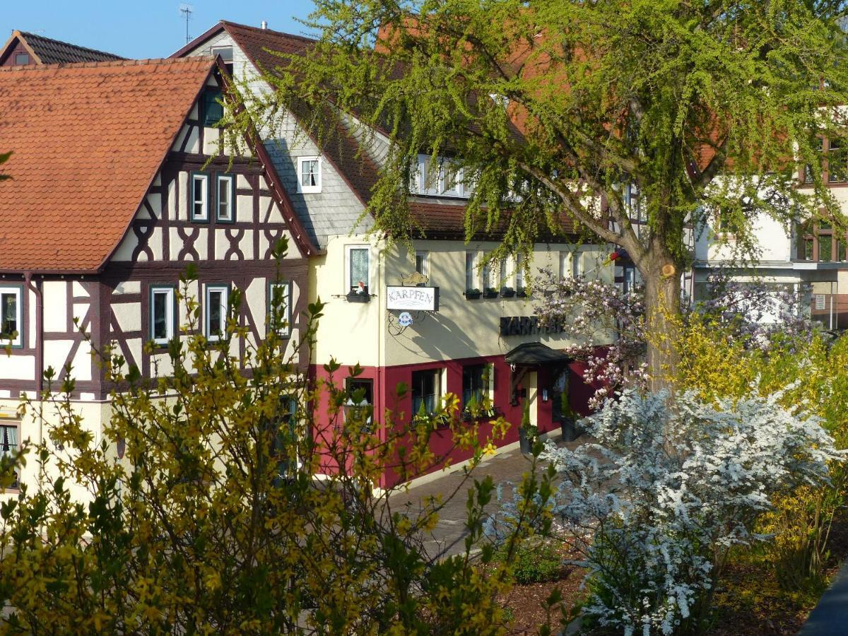 Hotel & Restaurant Zum Karpfen Obernburg am Main Buitenkant foto